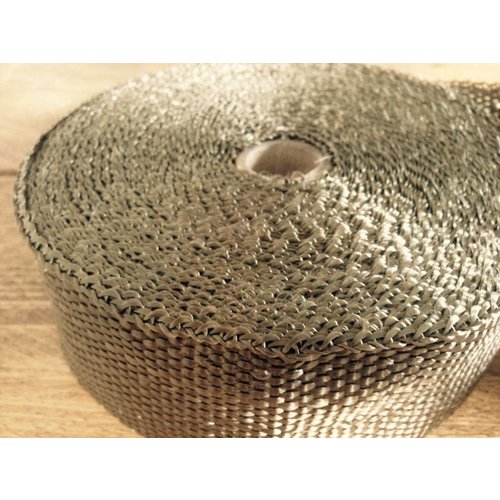 10M Uitlaat Wrap / Exhaust Wrap / Heat Wrap Titanium