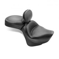 1-delige 2-Up Wide Touring Vintage Seat Kawasaki Vulcan