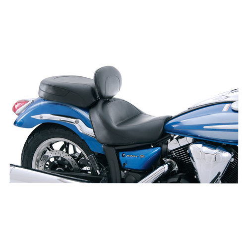 Mustang 2-P Wide Touring Vintage Zadel Zwart 09-17 V-Star 950; 09-17 V-Star 950 Tourer