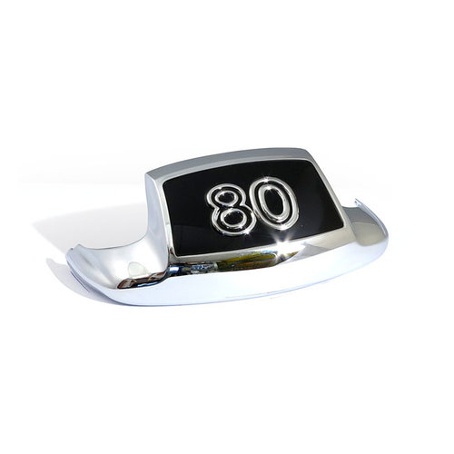 Front Fender Tip -80- Chrome  49-84 B.T.