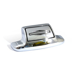 Embouts de garde-boue arrière Chevron Chrome 49-84 BT