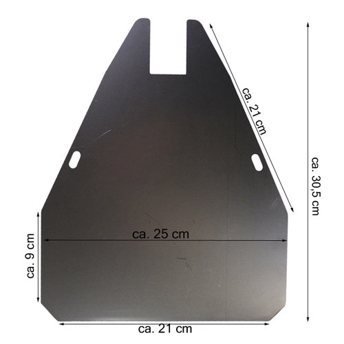 Solo Sitzbatterieabdeckplatte für Kawasaki Vulcan VN800