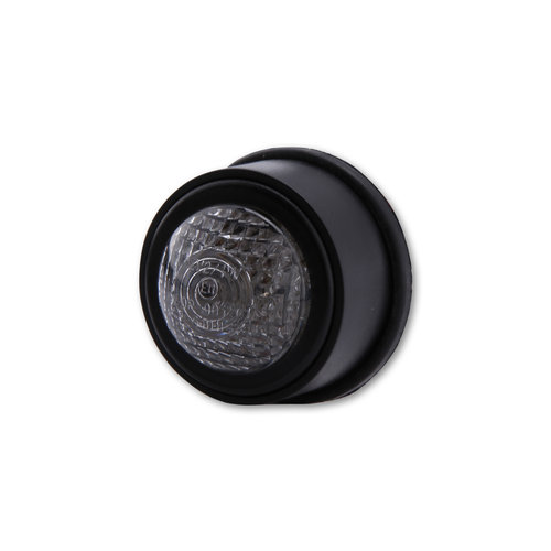 Shin Yo LED Rücklicht Old School Typ 2, Schwarz, Transparentglas, E-Approved