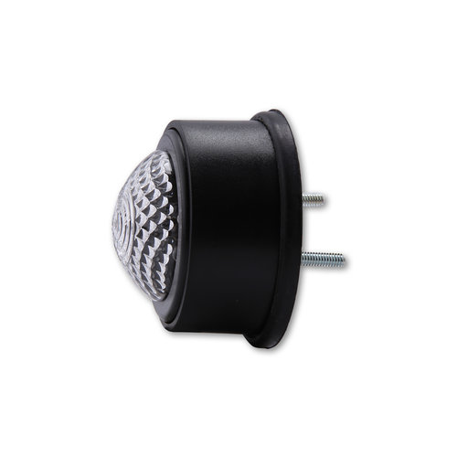 Shin Yo LED Rücklicht Old School Typ 2, Schwarz, Transparentglas, E-Approved