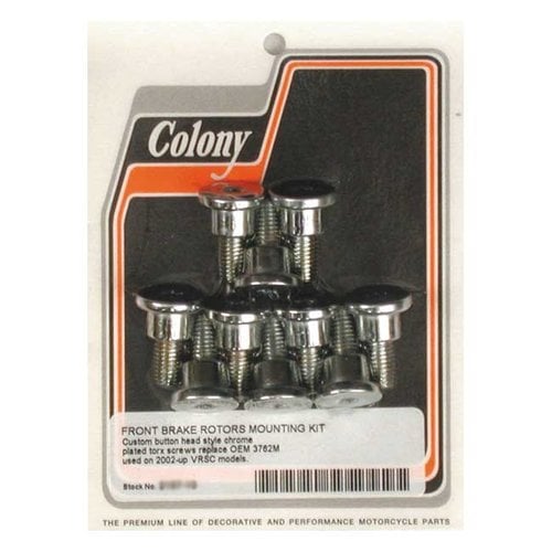 Colony Front Brake Rotor Bolt Kit 02-17 VRSC V-Rod