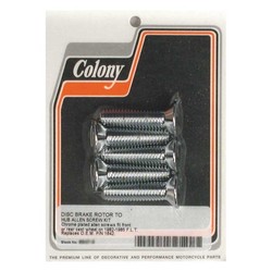 Kit de boulons de rotor de frein arrière Chrome 82-85 FLT