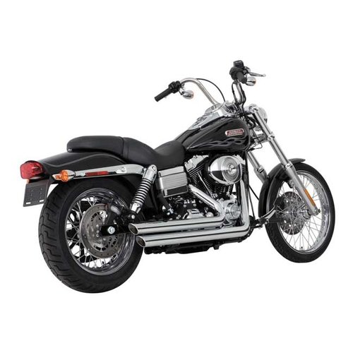 Vance & Hines 2 1/2 inch Big Shots Staggered Dyna 91-05  | Chrom