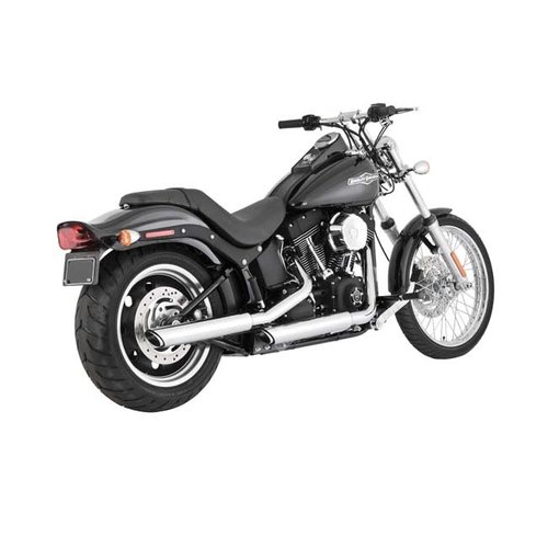 Vance & Hines Slip-Ons Twin Slash 3 pouces Chrome 07-16 Softail