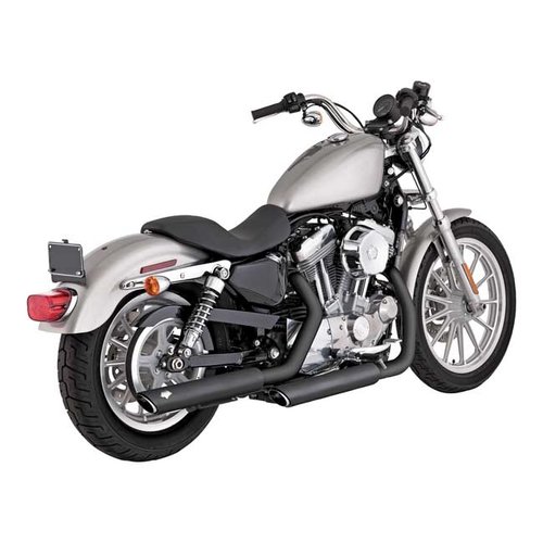 Vance & Hines Slip-Ons Twin Slash 3 pouces Noir Mat 04-13 Sportster XL