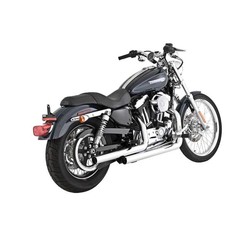 Straightshots HS 2 1/2 pouces Chrome 07-13 Sportster XL