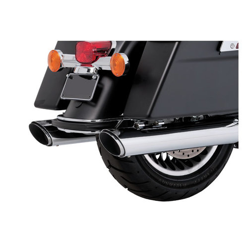 Vance & Hines 4 '' Twin Slash Round Slip-Ons 17-20 Touring