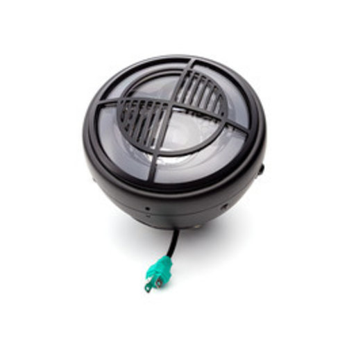 Max Inc 7 "Matzwarte LED-koplamp met meerdere projectoren + Beemer-afdekking