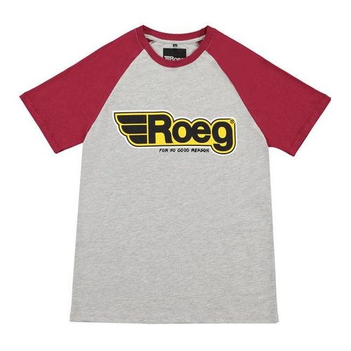 Roeg Burk Heren T - shirt Grijs / Rood