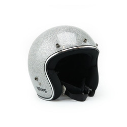 CASQUE JETT Boule disco argent