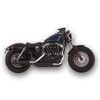 2-2 Slip On Mufflers ABE, Black, Sportster XL 14-16
