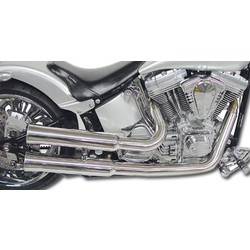 2-2 Système d'échappement ABE, acier inoxydable 86-06 Softail