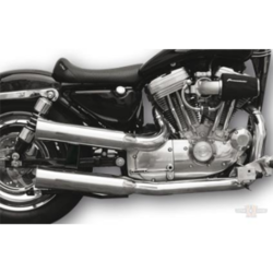 2-2 Exhaust System ABE,  Polished Stainless Steel 86-03 Sportster