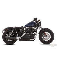 2-In-2 Slip-Ons, Double-Groove, Black Matte XL1200 and 883 16-17