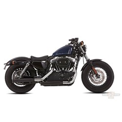 2-In-2 Slip-Ons, Double-Groove, Black Matte XL1200 and 883 16-17