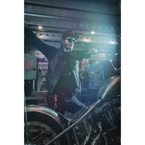 13 ½  Blood Moon Leather Vest | Black