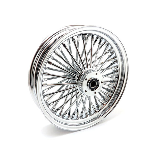 MCS Radial 48 Fat Spoke Front Wheel 3.50 x 16 DF Chrome TUV