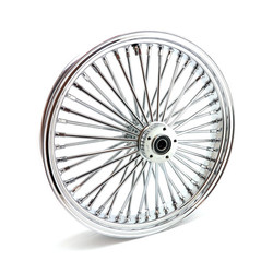 Radial 48 Fat Spoke Front Wheel 3.50 x 21 DF Chrome TUV