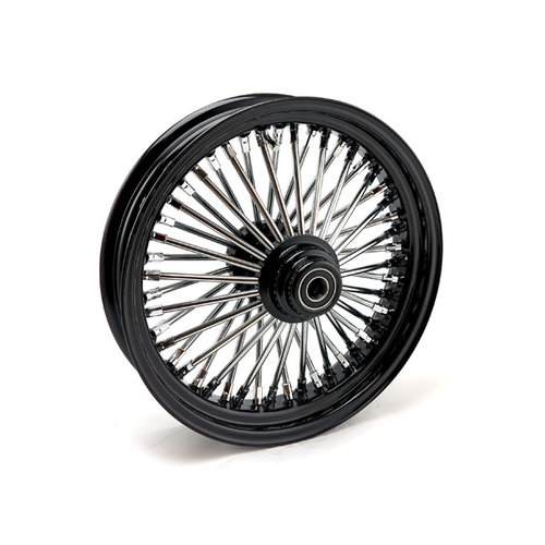 MCS Radial 48 Fat Spoke Voorwiel Velg 3.50 x 16 SF Zwart TUV