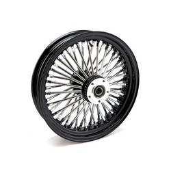 Roue Arrière Radiale 48 Gros Rayons 3,50 x 16 Noir TUV