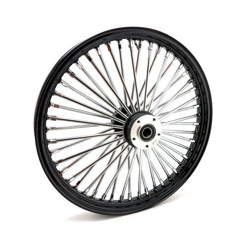 MCS Radial 48 Fat Spoke Voorwiel Velg 2.15 x 21 DF Zwart TUV