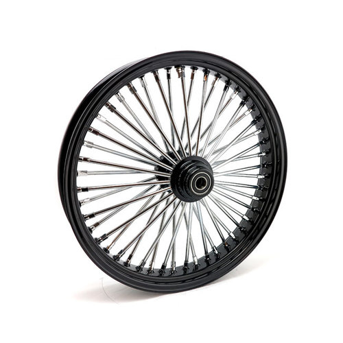 MCS Radial 48 Fat Spoke Front Wheel 3.50 x 21 SF Black TUV