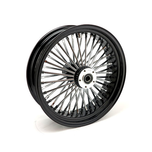 MCS Radial 48 Fat Spoke Achterwiel Velg 5.50 x 18 Zwart TUV