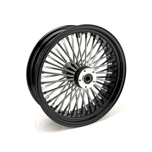 MCS Radial 48 Fat Spoke Rear Wheel 5.50 x 18 Black TUV