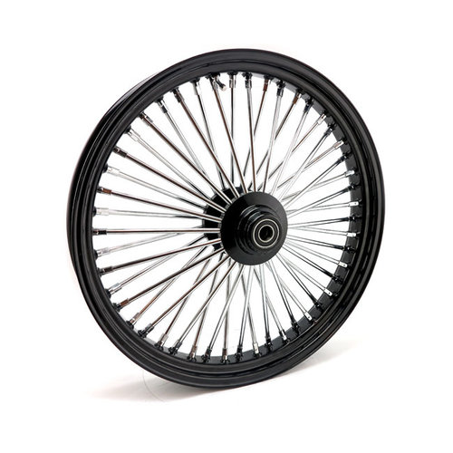 MCS Radial 48 Fat Spoke Voorwiel Velg 3.50 x 23 SF Zwart TUV