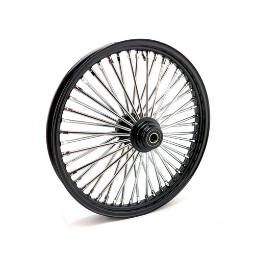 MCS Radial 48 Fat Spoke Voorwiel Velg 2.15 x 19 SF Zwart TUV