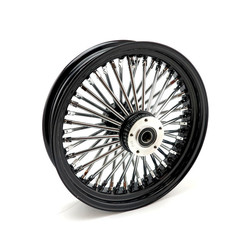 Radial 48 Fat Spoke Front Wheel 3.50 x 16 DF Black TUV