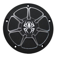 Derby Cover Rimpel Zwart 99-17 Dyna; 99-18 Softail; 99-15 Touring