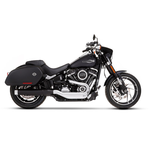 Rinehart Muffler Slip-On 4 Inch Sport Glide 18-20 FLSB 1750 ABS Softail Sport Glide 107 (Select Color)