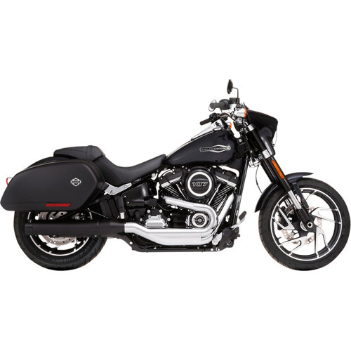 Rinehart Silencieux Slip-On 4 pouces Sport Glide 18-20 FLSB 1750 ABS Softail Sport Glide 107 (Sélectionnez la couleur)