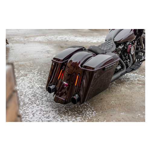 Killer Custom VERSCHLUSSEINSÄTZE FÜR SATTELTASCHEN. SCHWARZ