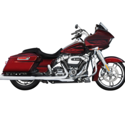 Muffler Slip-On 4 Inch Duals 17-20 Touring Chrome