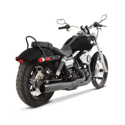 Système d'échappement 2 en 1 07-16 Dyna Noir