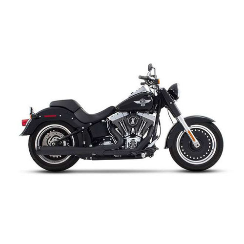 Rinehart Système d'échappement 2 en 1 noir 91-17 Softail