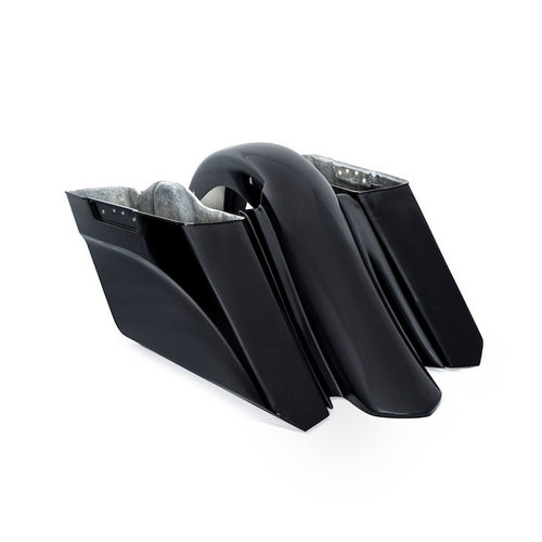 Stretched saddlebags and fender hotsell