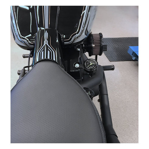 Killer Custom Twin Cam Air Ride-meterset Black Face 6 mm