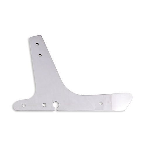 Sissybar Rigid Side Mount Plate 7-1/2" - Chrome