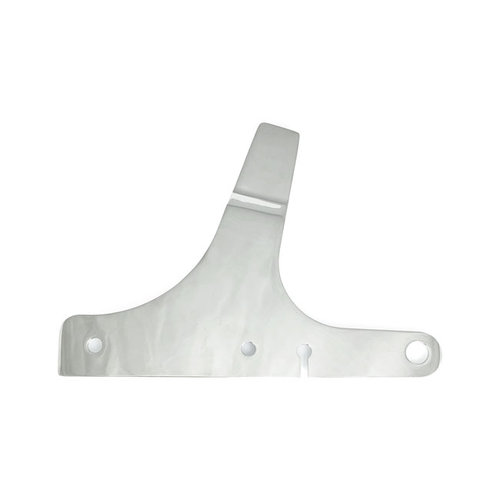 Sissy Bar Rigid Side Mount Plate 8-3/4" - Chrome