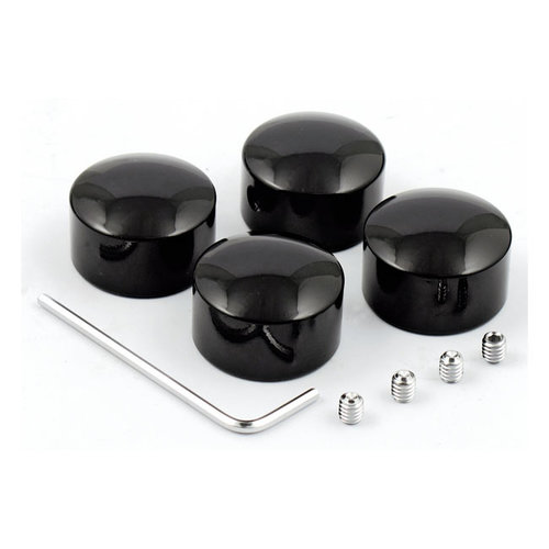 Head Bolt Cover Kit. Smooth, Black