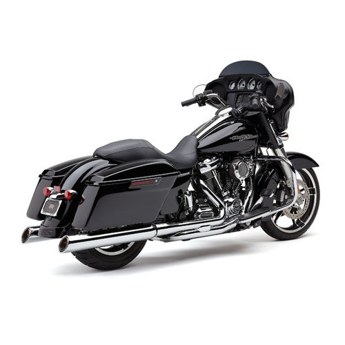 Cobra USA 909 Upper Cut 4" Slip-On Mufflers - Black