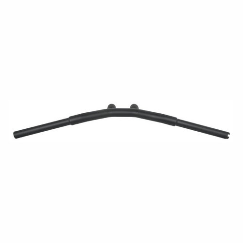 Burly Dominator Raked 1-1/4" T-Bar 10" Rise, Mattschwarz