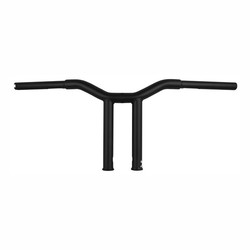 Dominator Straight 1-1/4" T-Bar 10" Rise, Matte Black